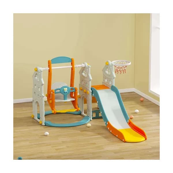 Castle Slide & Swing Set 1