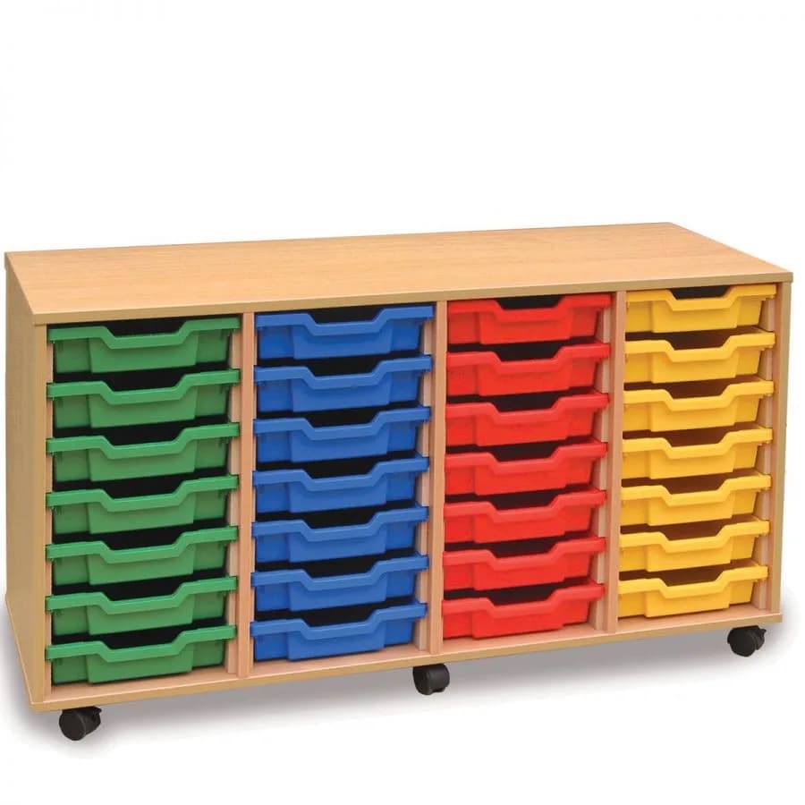 Shallow Tray Unit - 28 trays