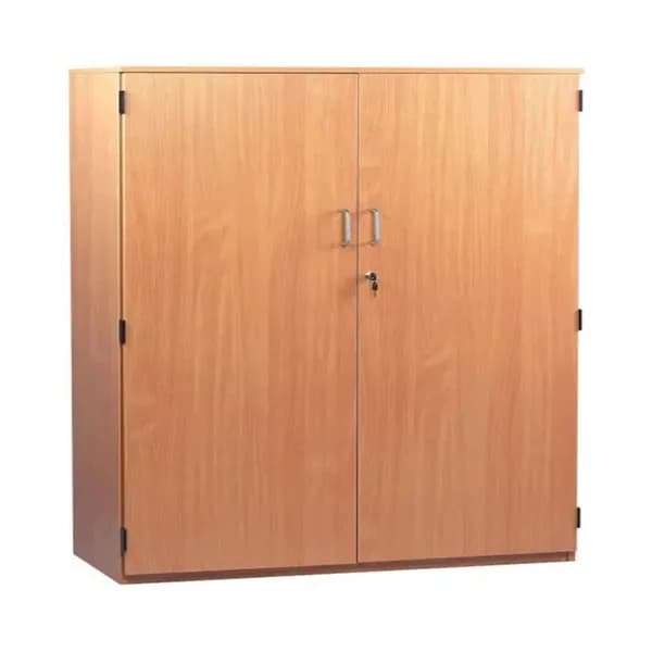 Stock Cupboard With 1 Fixed & 2 Adjustable Shelves - H1518mm
