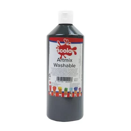 Artmix Washable Black - 500ml