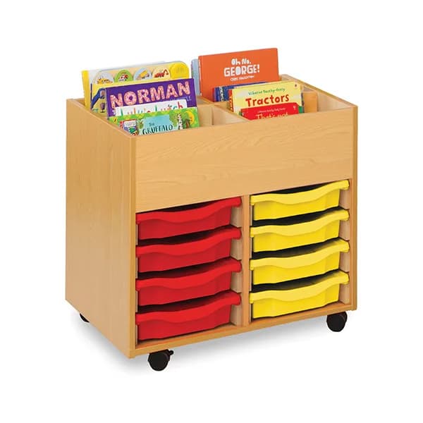 4 Bay Kinderbox With 8 Shallow Trays
