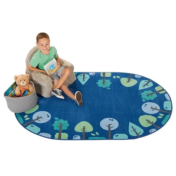 Calming Trees Oval - Large