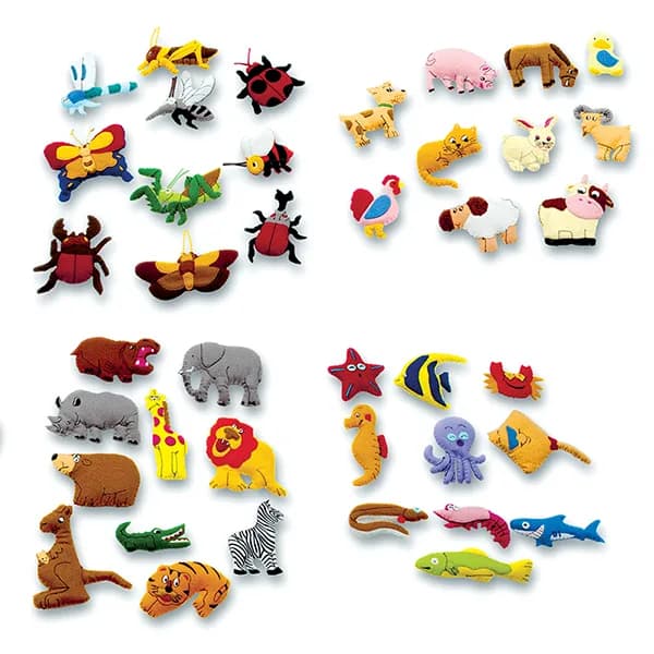 ANIMAL PACK VELCRO 40 pcs/set