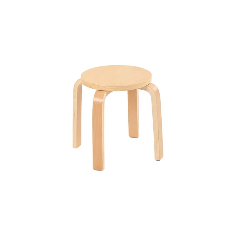 Wooden Stackable Stool - H350mm