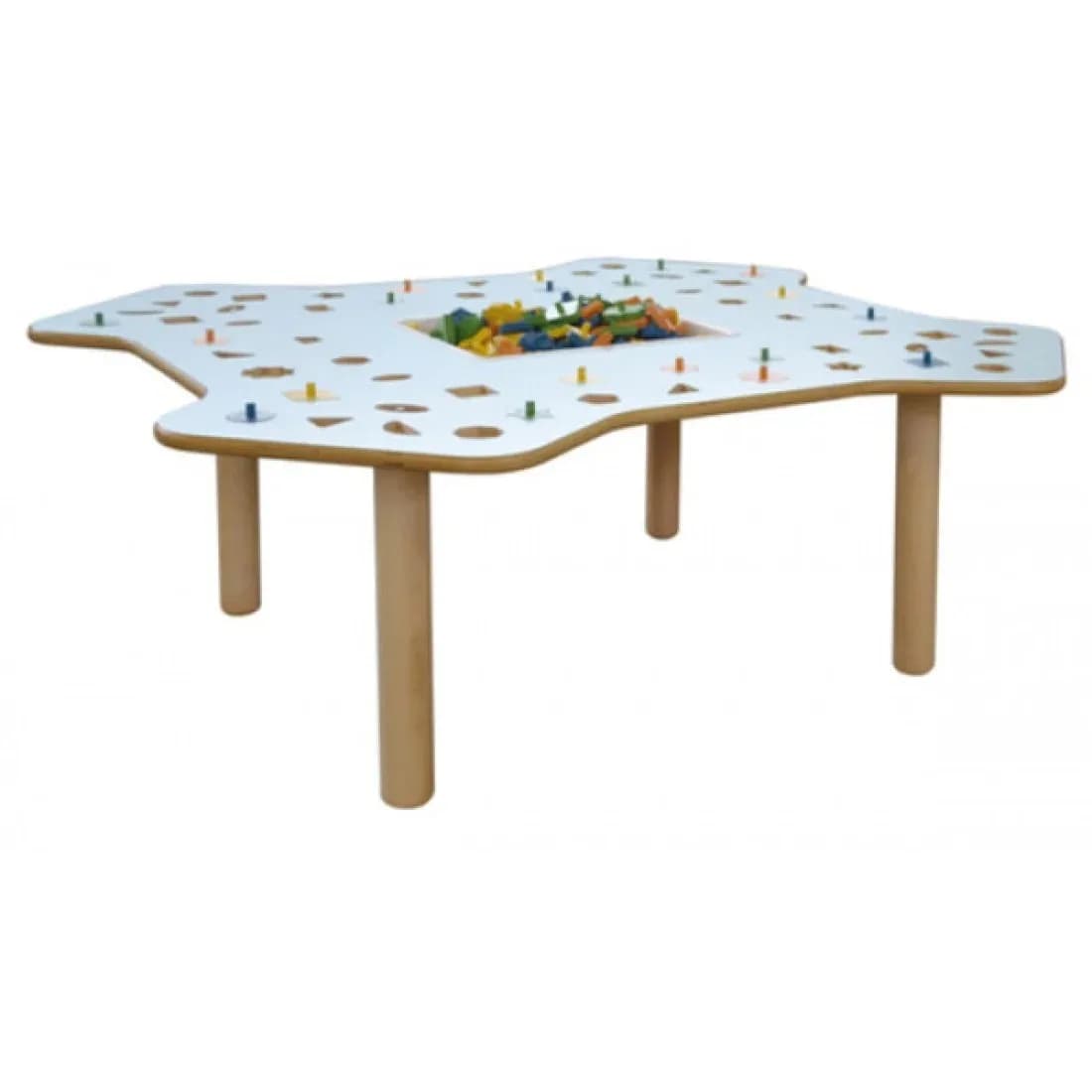 Wooden Activity Table (Shapes) H640mm