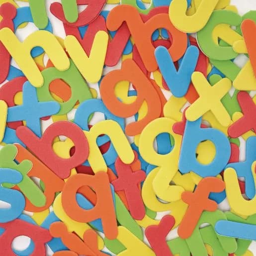 Foam Letters - Lowercase