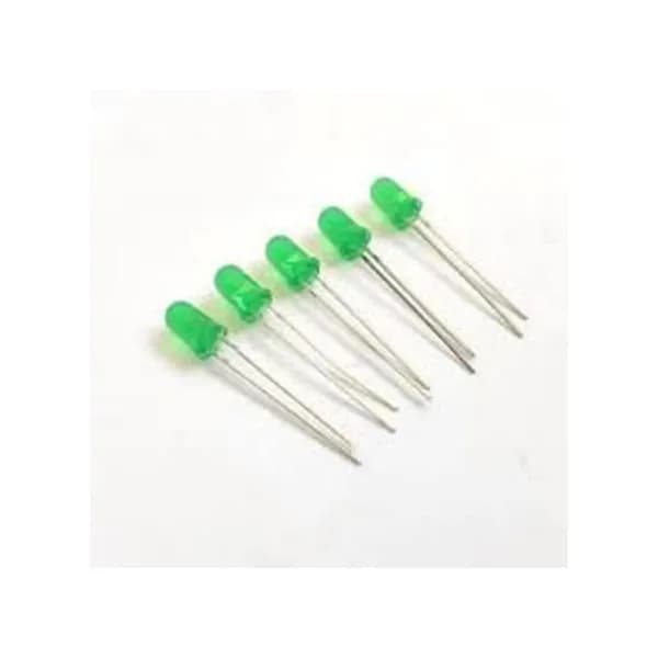 GREEN LED 5mm (Set of 5pcs)