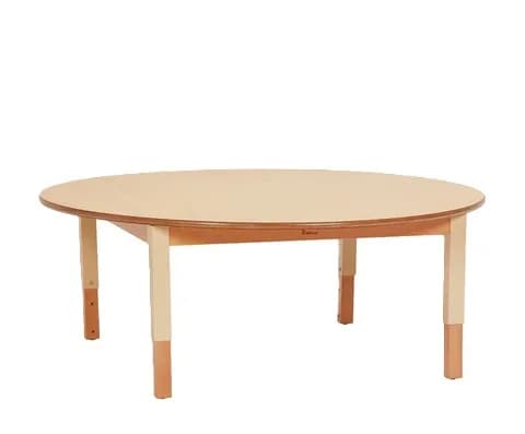 Large Circular Table Adjustable