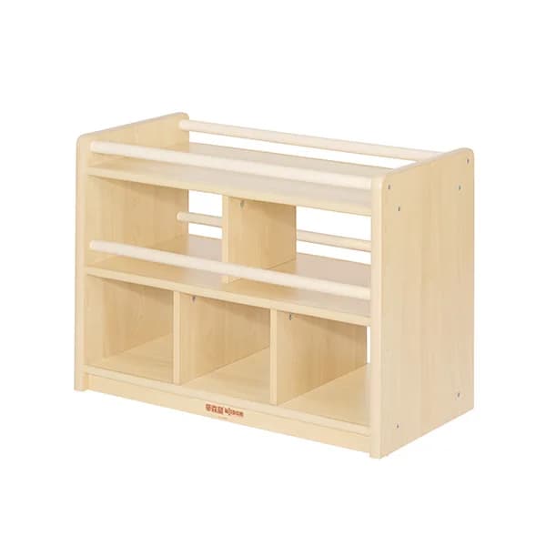 Infants & Toddlers Open Back 5 Compartment Cabinet