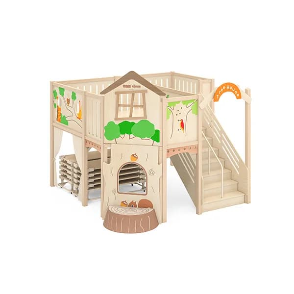Forest Loft With Play House Plus - Storage