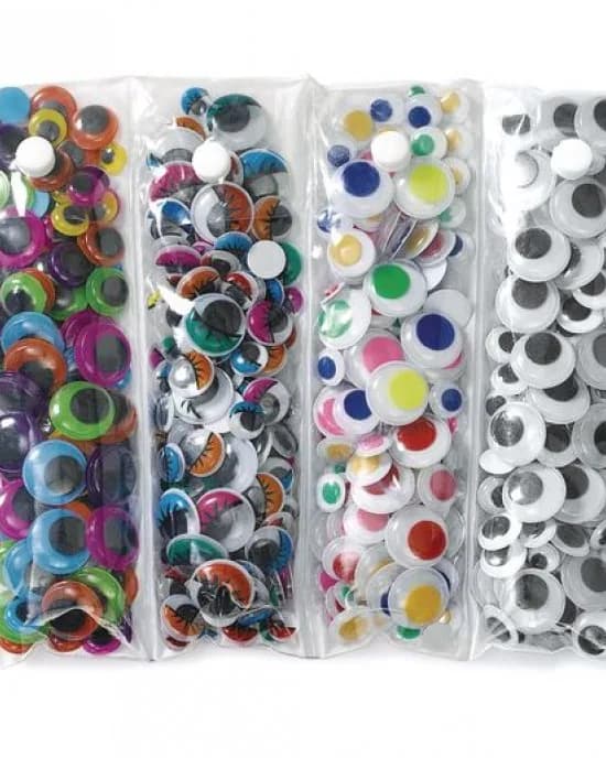 Wiggly Eyes - Mixed 500PCS