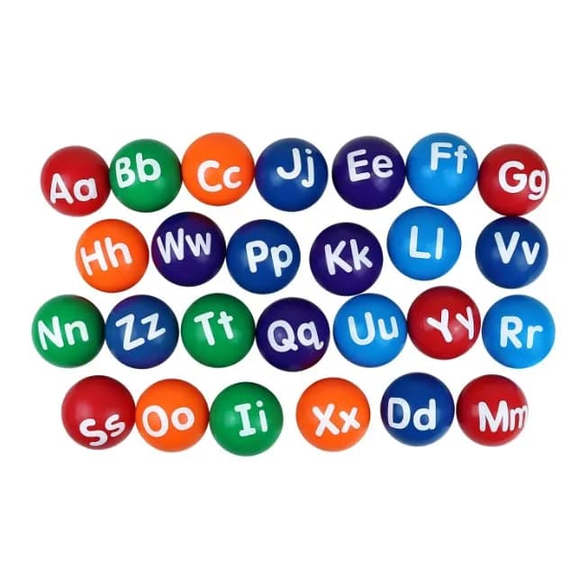 Alphabet Vinyl Playballs