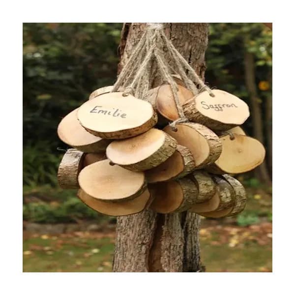 Hanging Natural Wipe Clean Tags
