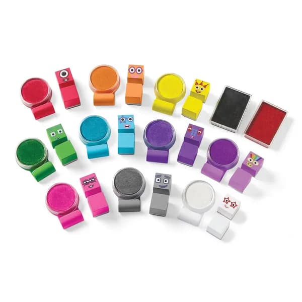 Numberblocks Stampoline Park Stamp Activity Set